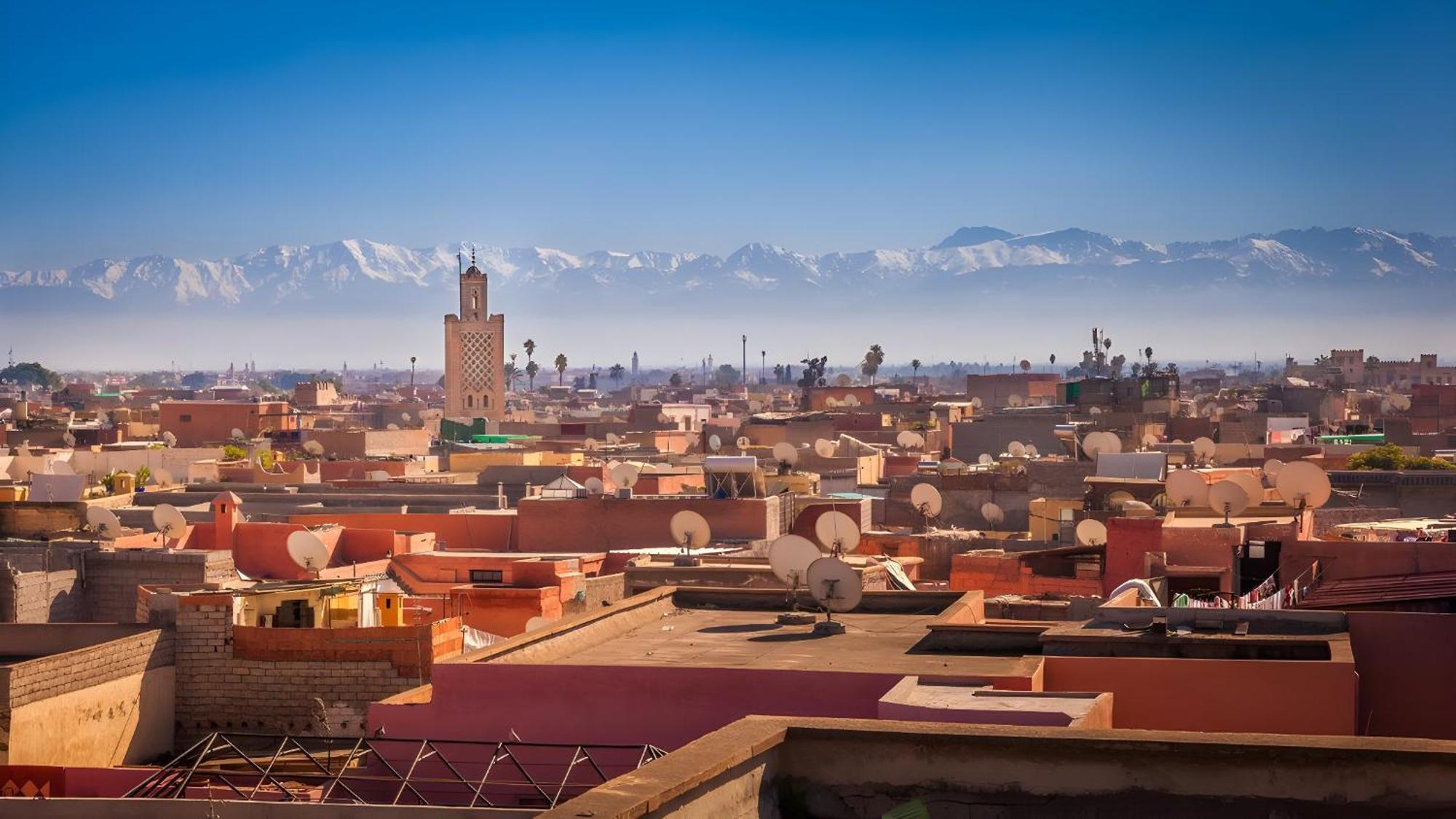 Appartement Renove Avec Style Et Parking Surveille Marrakesch Exterior foto